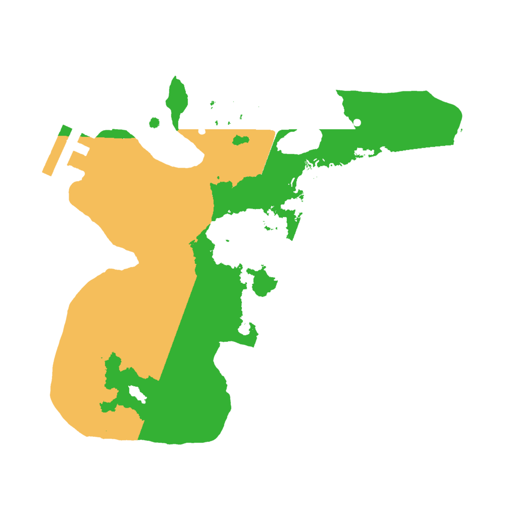 Biome Rust Map: Procedural Map, Size: 2000, Seed: 213132313