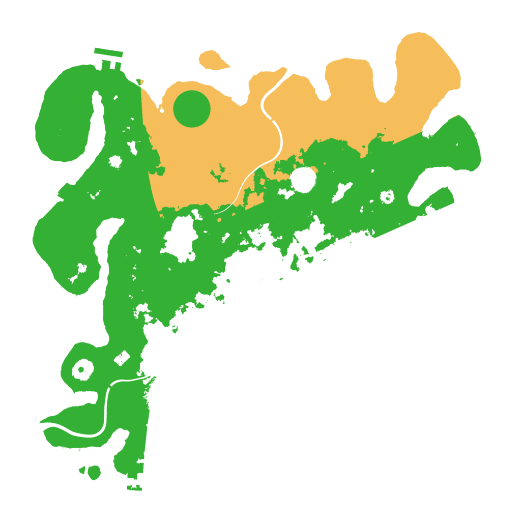 Biome Rust Map: Procedural Map, Size: 3700, Seed: 1803655806