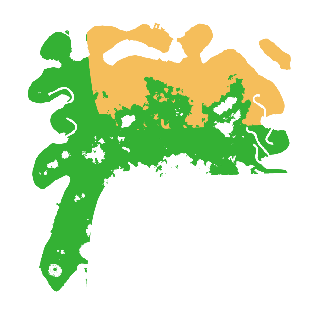 Biome Rust Map: Procedural Map, Size: 3700, Seed: 285073374