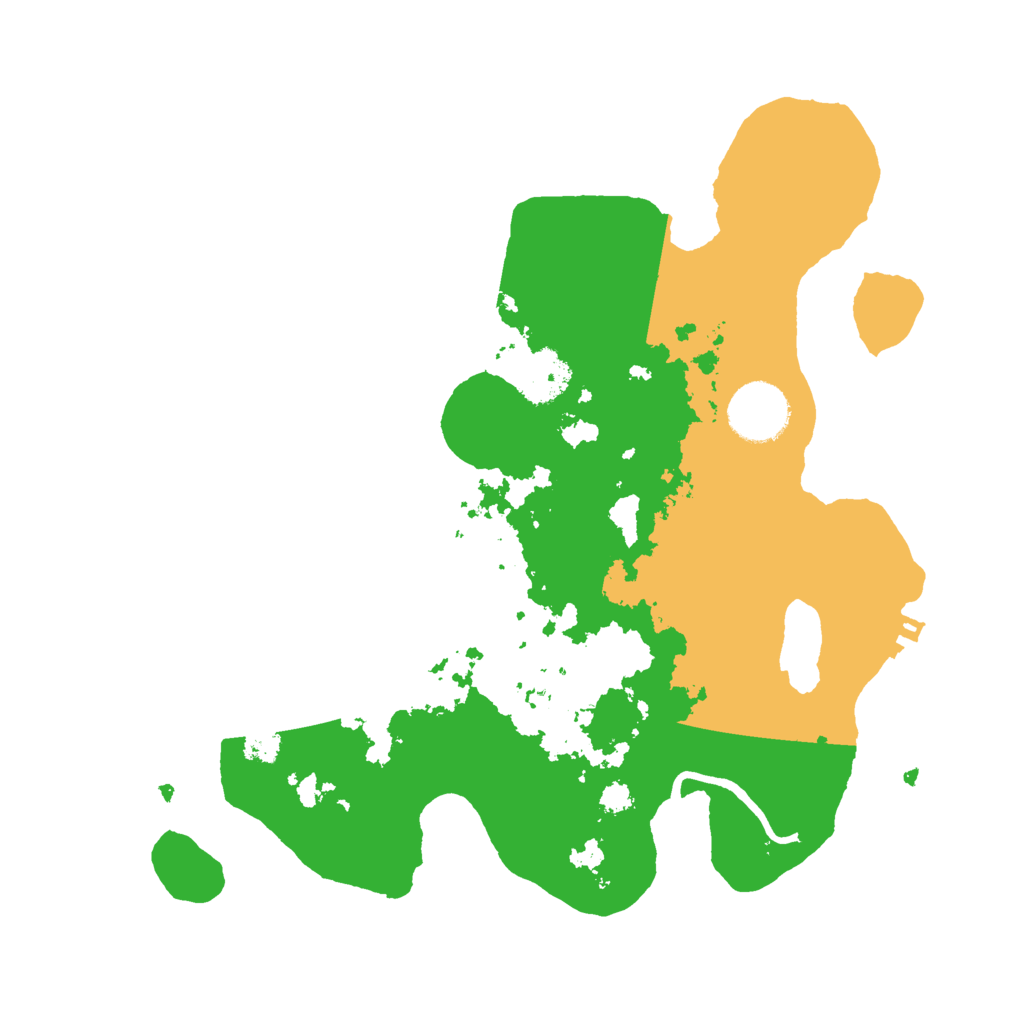 Biome Rust Map: Procedural Map, Size: 3000, Seed: 15854