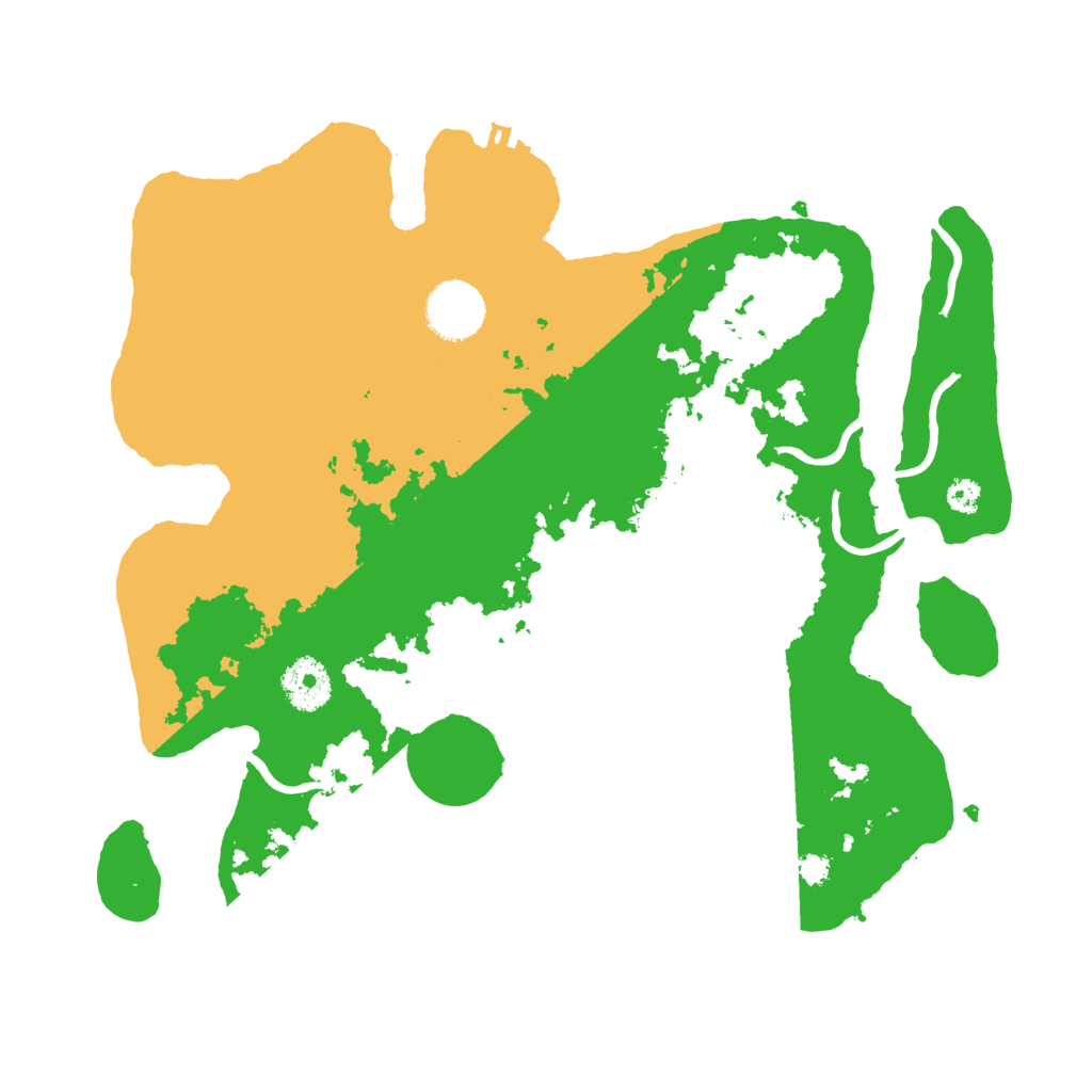 Biome Rust Map: Procedural Map, Size: 3250, Seed: 618199928