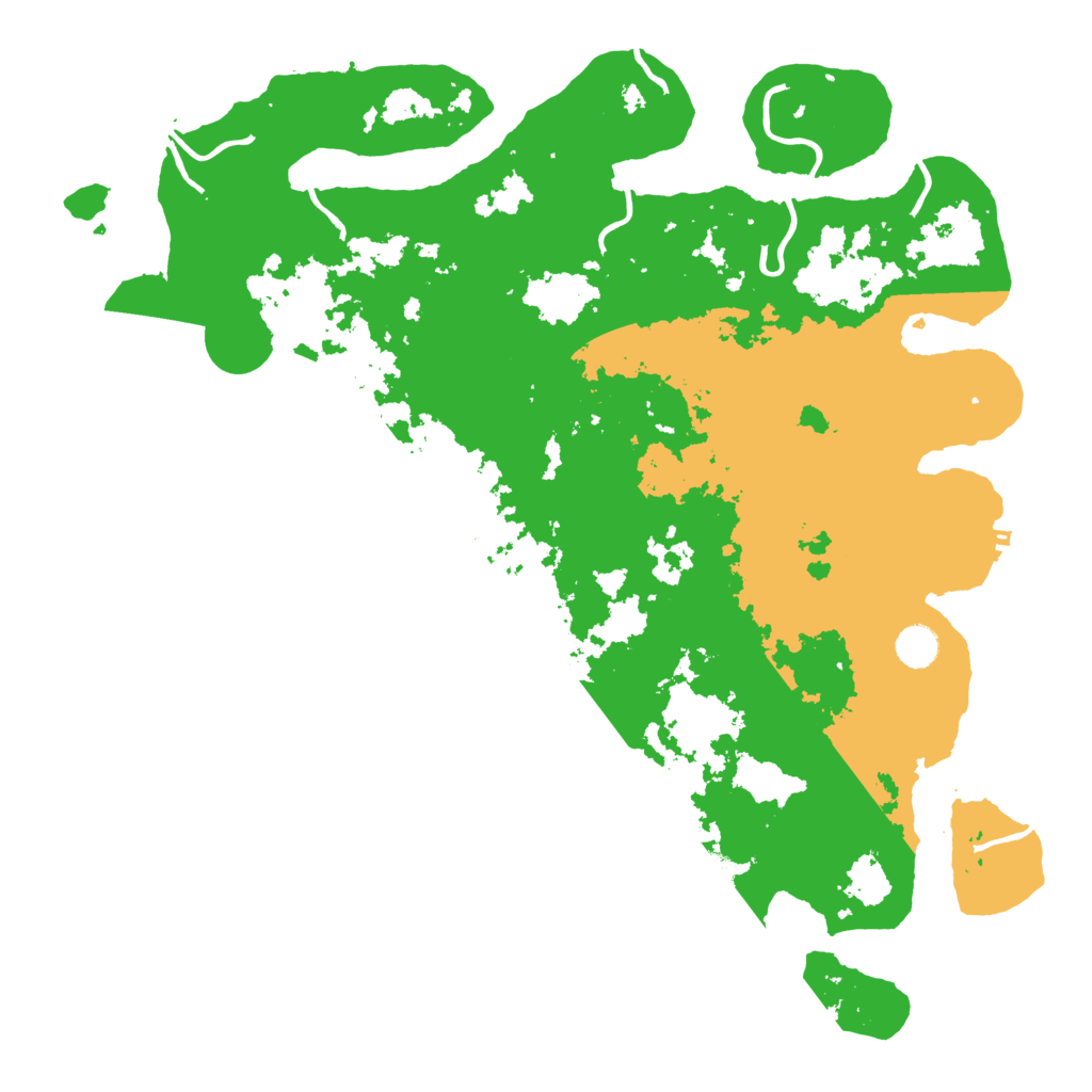 Biome Rust Map: Procedural Map, Size: 4500, Seed: 189407186
