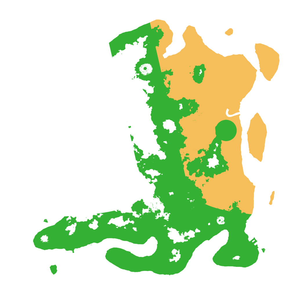 Biome Rust Map: Procedural Map, Size: 3700, Seed: 6310
