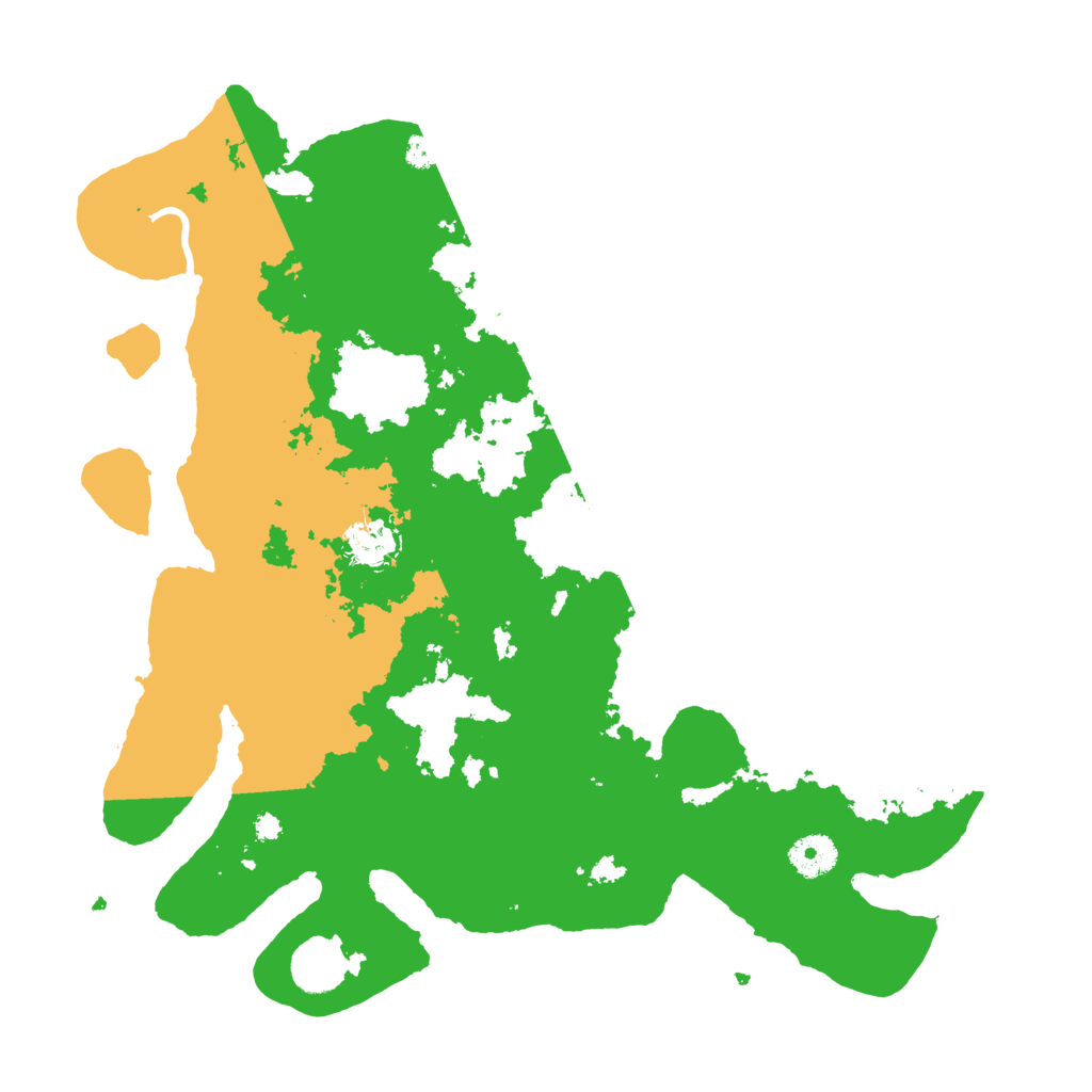 Biome Rust Map: Procedural Map, Size: 3700, Seed: 30923508