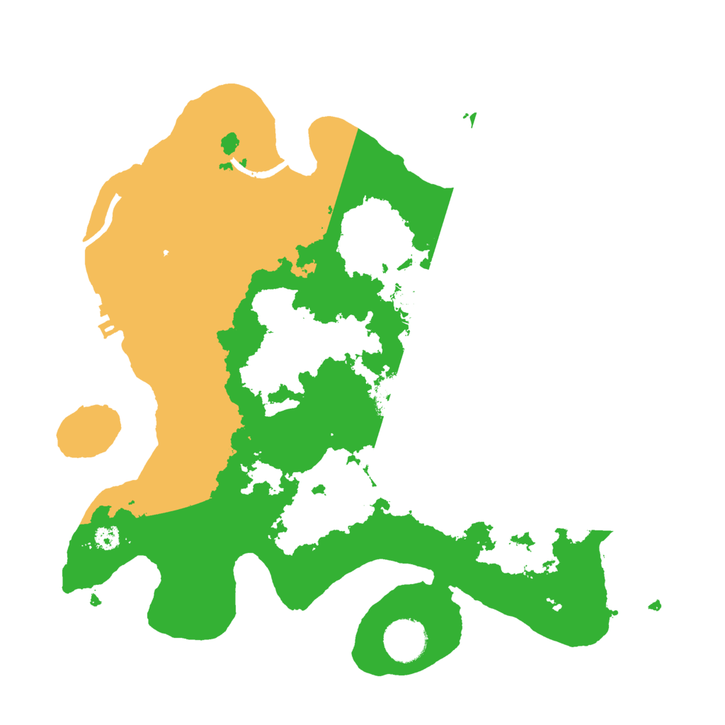 Biome Rust Map: Procedural Map, Size: 3000, Seed: 92887423