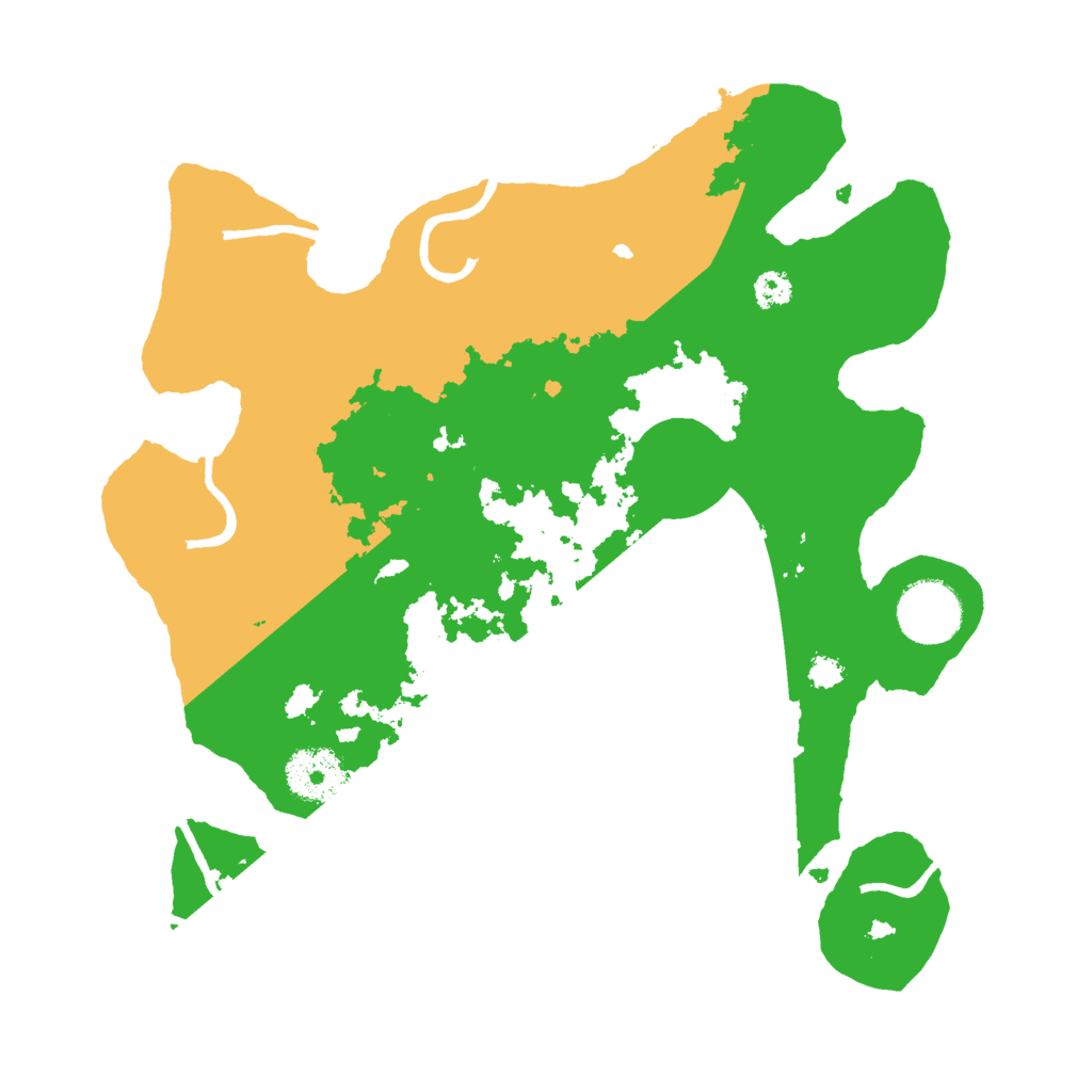 Biome Rust Map: Procedural Map, Size: 3000, Seed: 1581552453