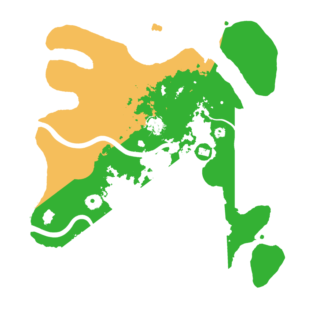 Biome Rust Map: Procedural Map, Size: 3000, Seed: 4739