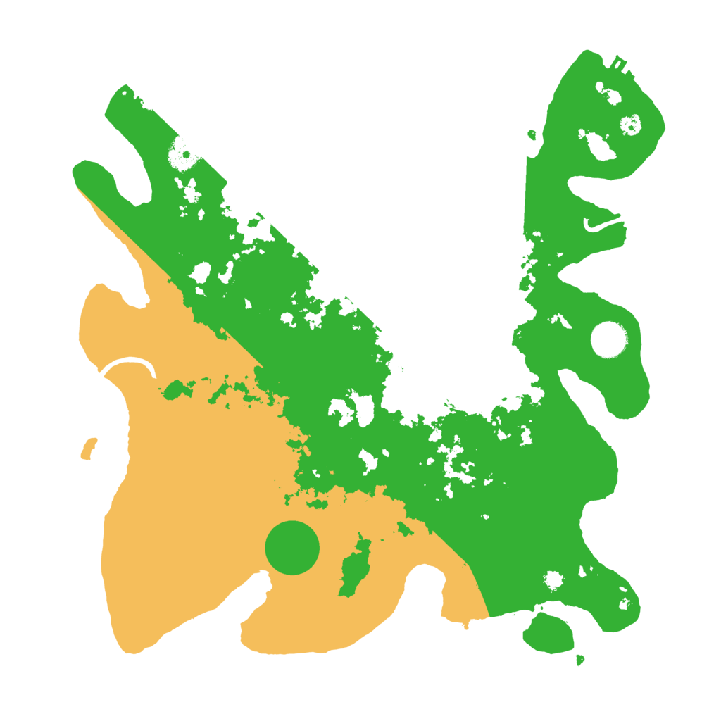 Biome Rust Map: Procedural Map, Size: 3500, Seed: 2139723892