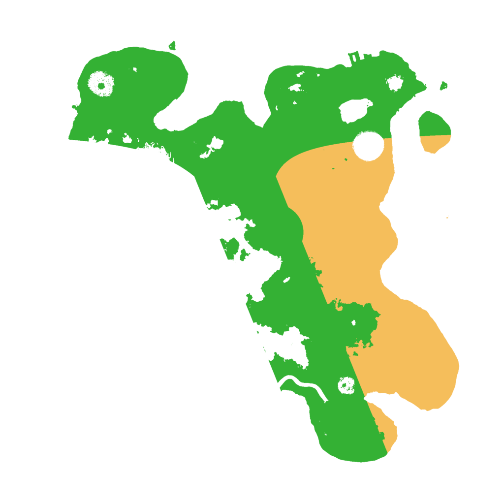 Biome Rust Map: Procedural Map, Size: 3000, Seed: 7643