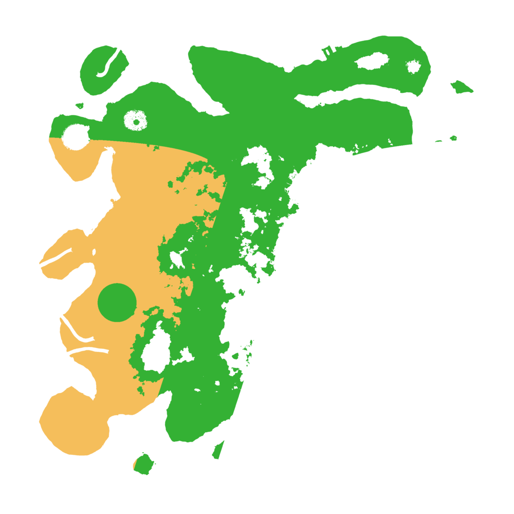 Biome Rust Map: Procedural Map, Size: 3500, Seed: 953724217