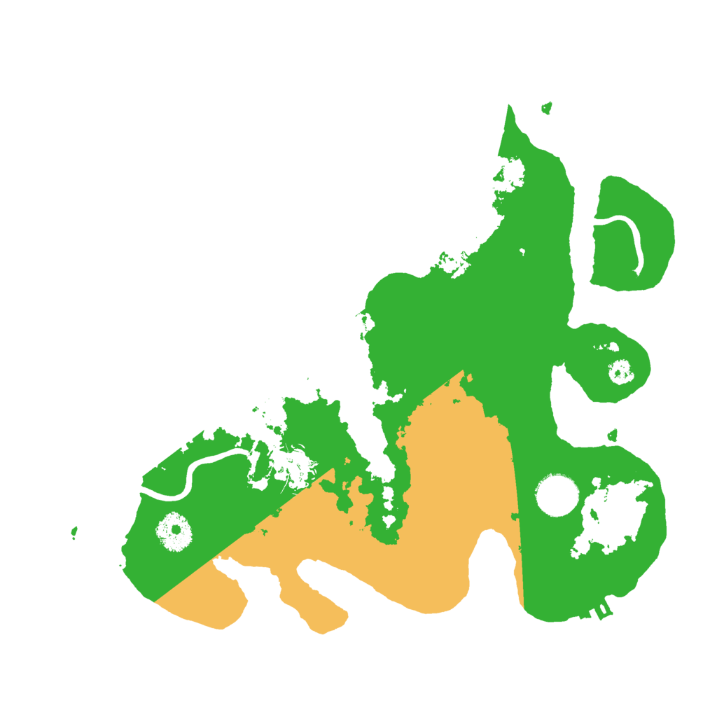 Biome Rust Map: Procedural Map, Size: 3000, Seed: 29748