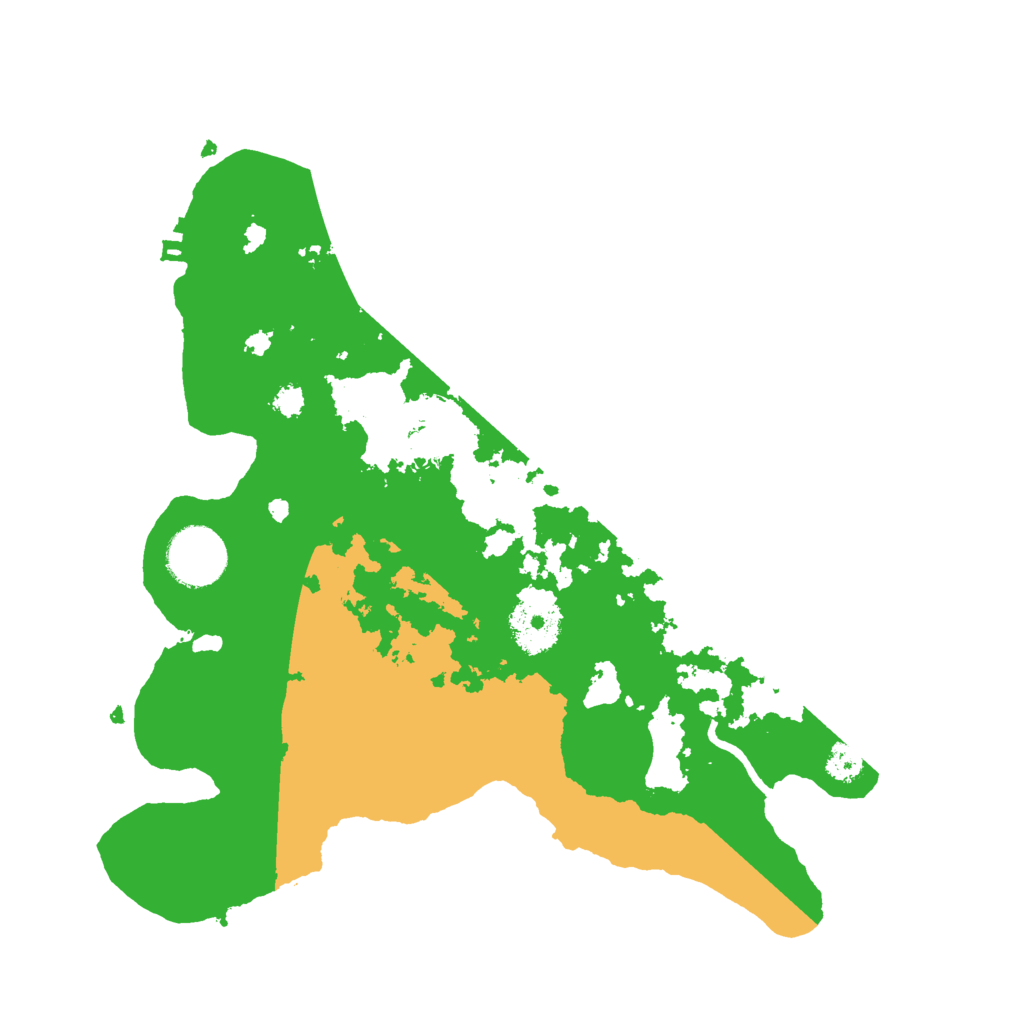 Biome Rust Map: Procedural Map, Size: 3000, Seed: 25722