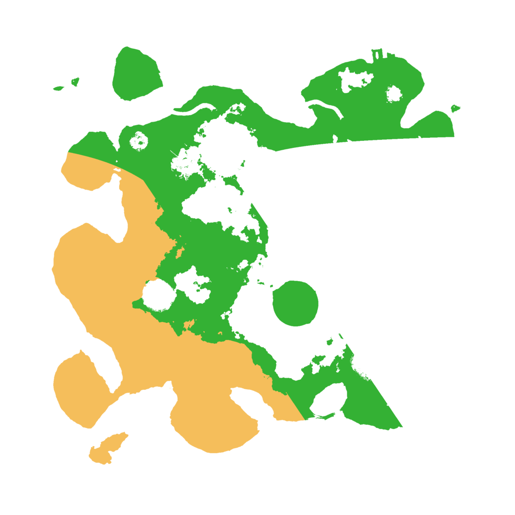 Biome Rust Map: Procedural Map, Size: 3000, Seed: 25538