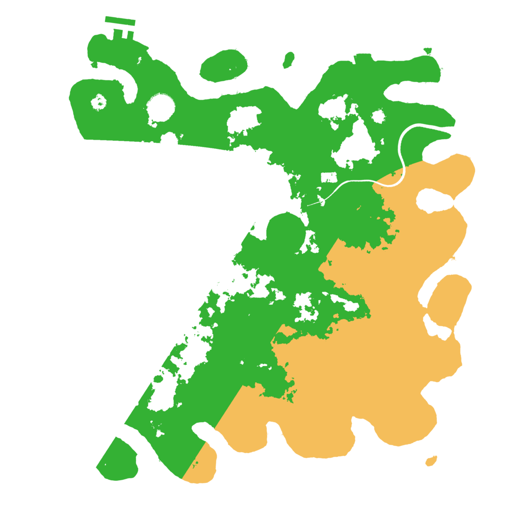 Biome Rust Map: Procedural Map, Size: 3500, Seed: 571525390
