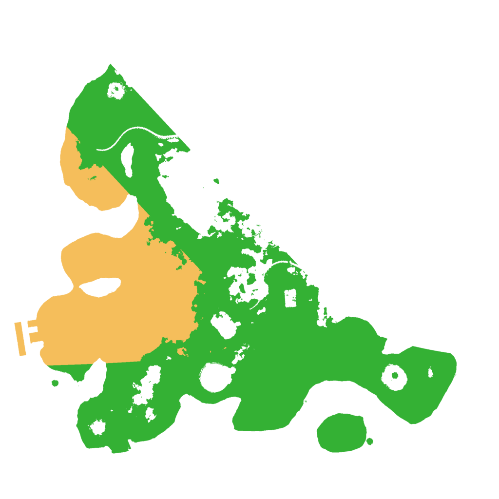 Biome Rust Map: Procedural Map, Size: 3000, Seed: 23185