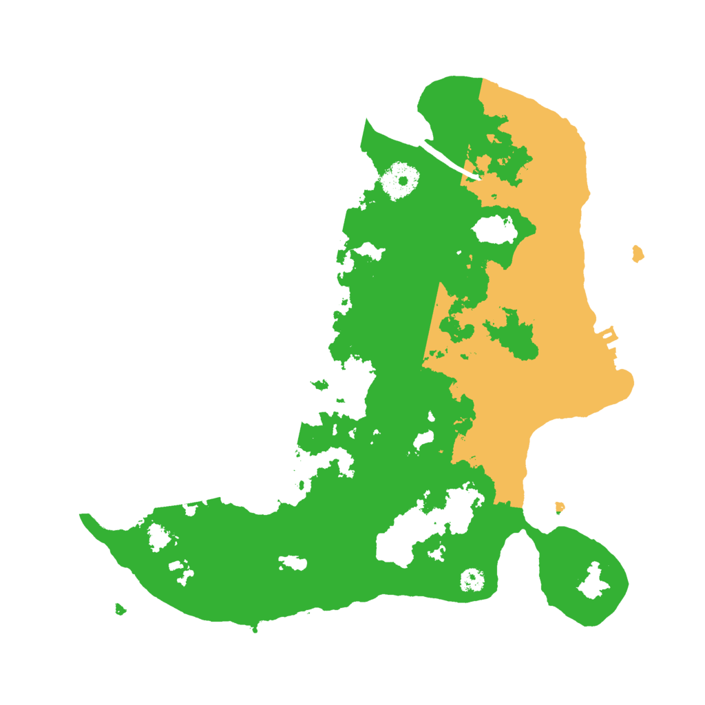 Biome Rust Map: Procedural Map, Size: 3000, Seed: 16209
