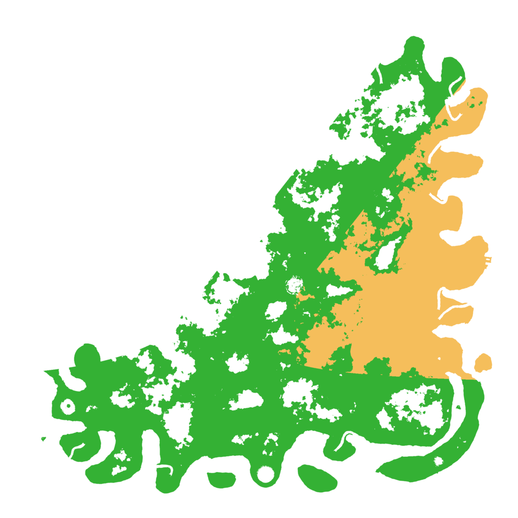 Biome Rust Map: Procedural Map, Size: 5500, Seed: 101596641