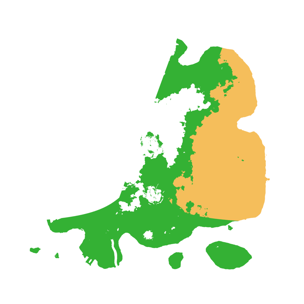 Biome Rust Map: Procedural Map, Size: 3000, Seed: 15820