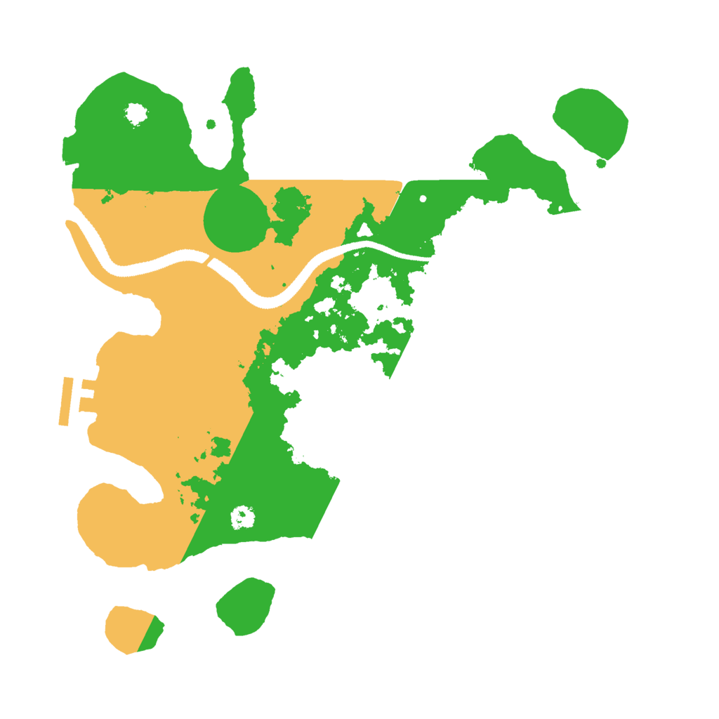 Biome Rust Map: Procedural Map, Size: 3000, Seed: 16970