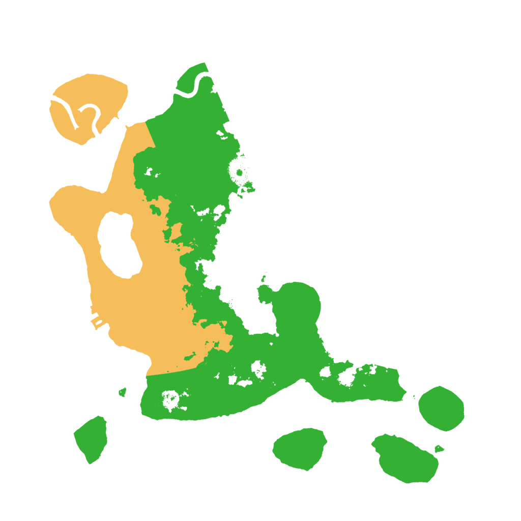 Biome Rust Map: Procedural Map, Size: 3000, Seed: 116488878