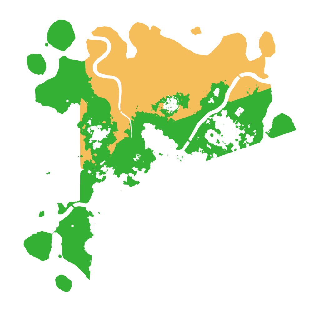 Biome Rust Map: Procedural Map, Size: 3700, Seed: 1954243191