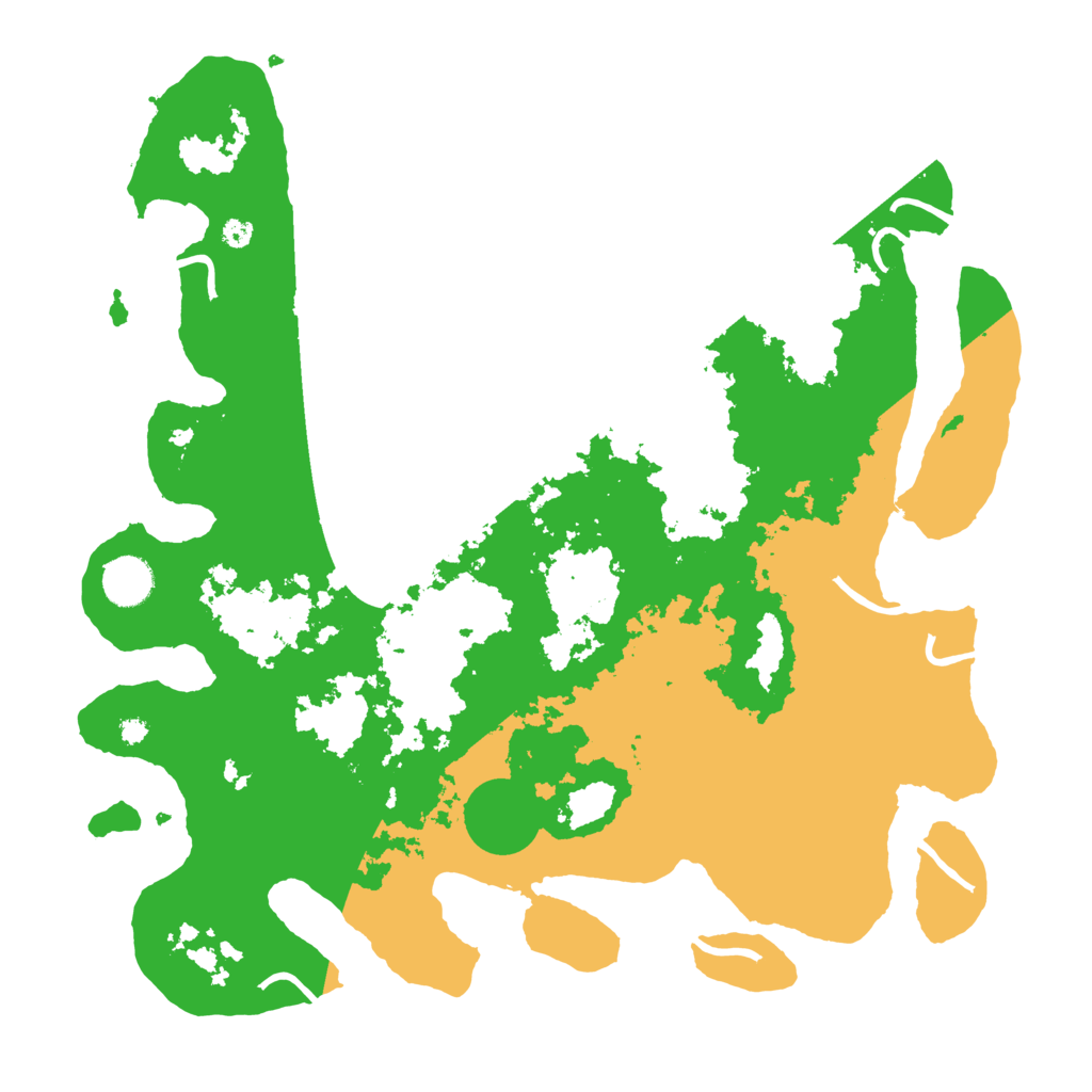 Biome Rust Map: Procedural Map, Size: 3800, Seed: 258951161