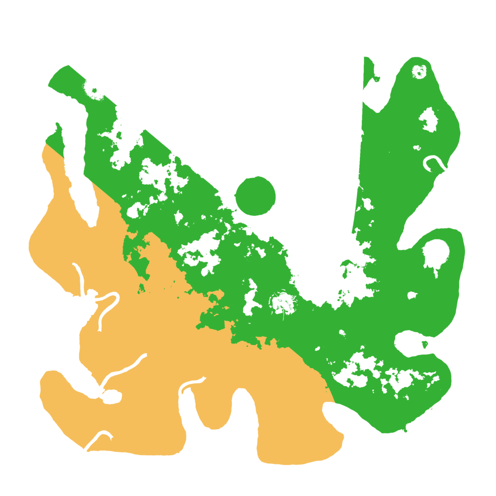 Biome Rust Map: Procedural Map, Size: 3500, Seed: 120911075