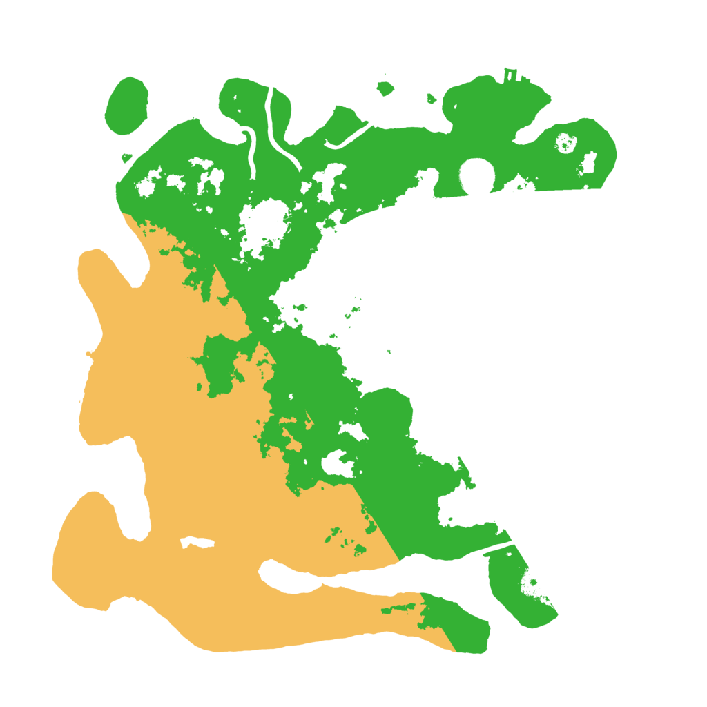 Biome Rust Map: Procedural Map, Size: 3500, Seed: 429088173