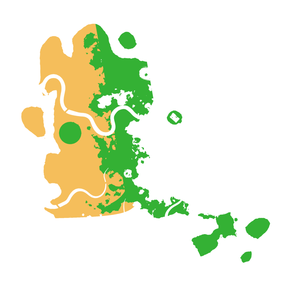 Biome Rust Map: Procedural Map, Size: 3500, Seed: 940286680