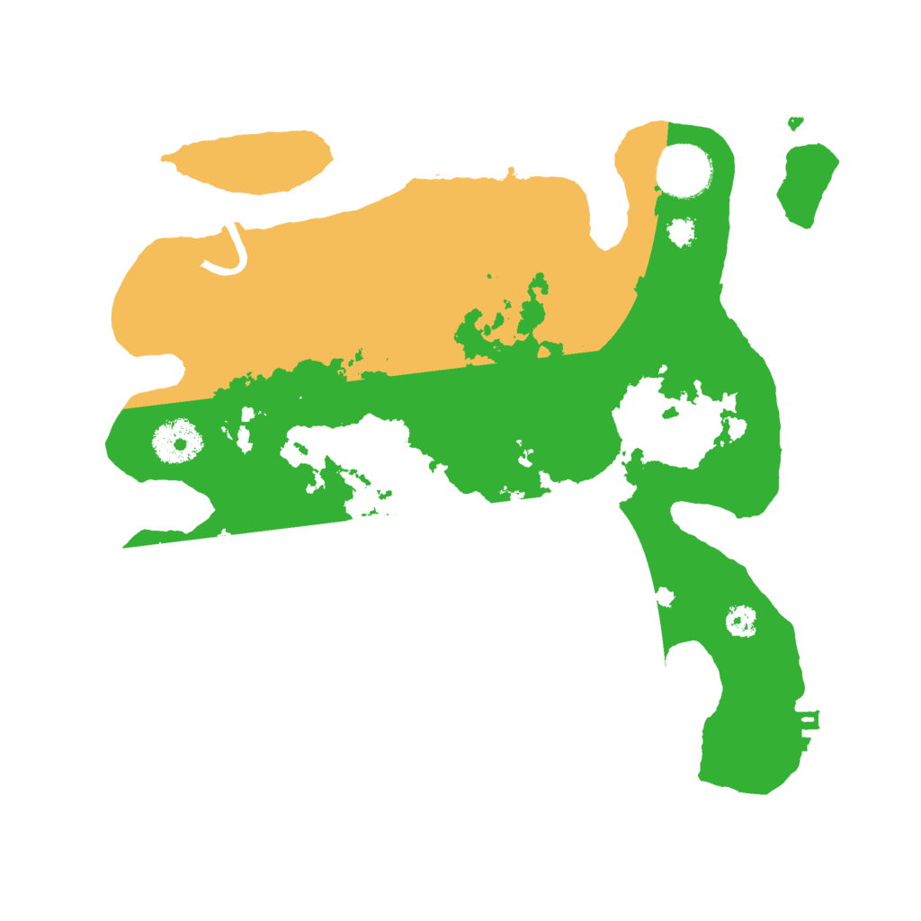 Biome Rust Map: Procedural Map, Size: 3000, Seed: 31382