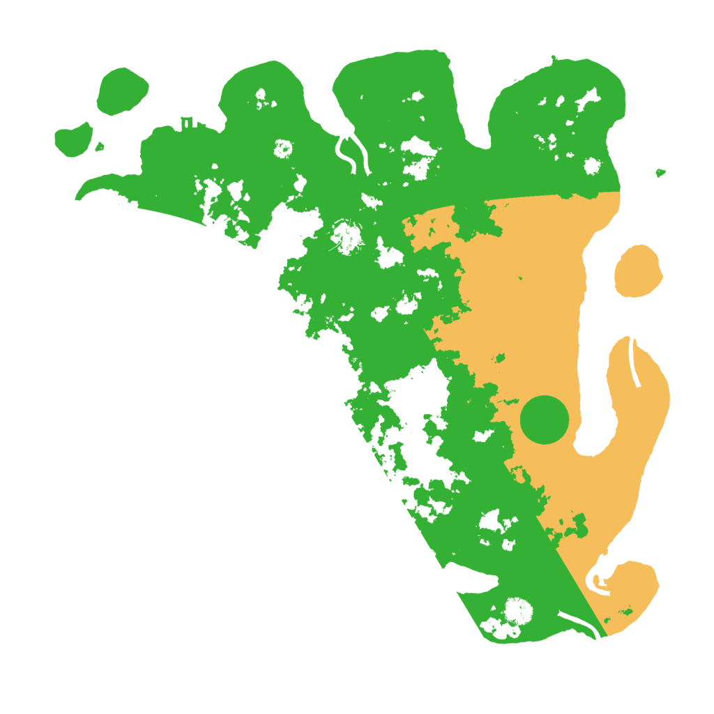 Biome Rust Map: Procedural Map, Size: 3850, Seed: 2503173