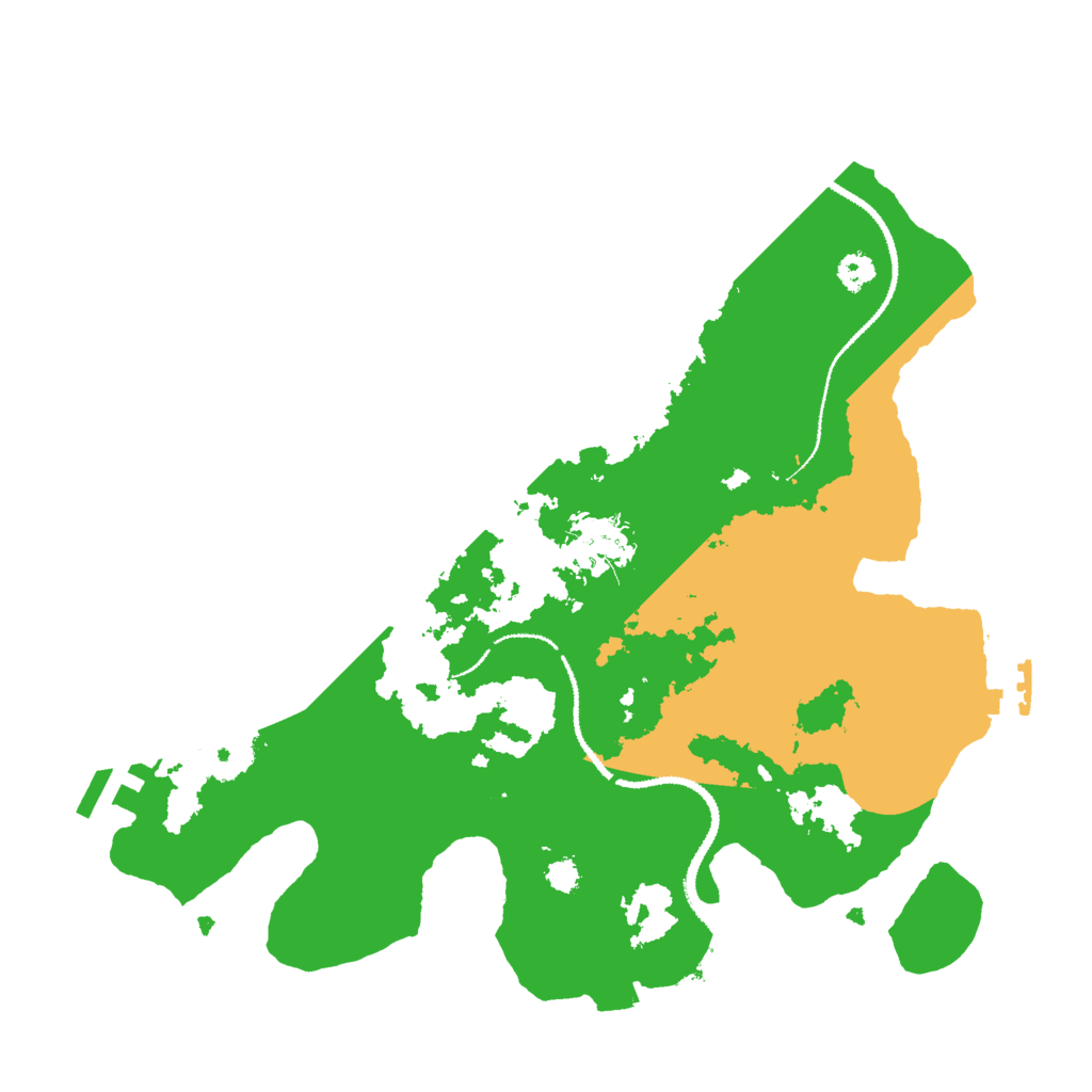 Biome Rust Map: Procedural Map, Size: 3000, Seed: 712987275
