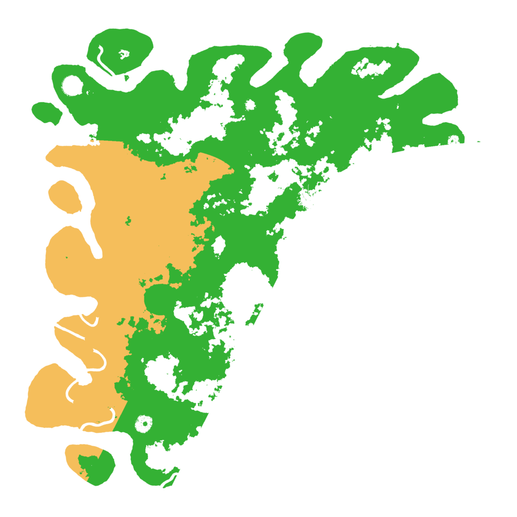 Biome Rust Map: Procedural Map, Size: 4500, Seed: 1999215827