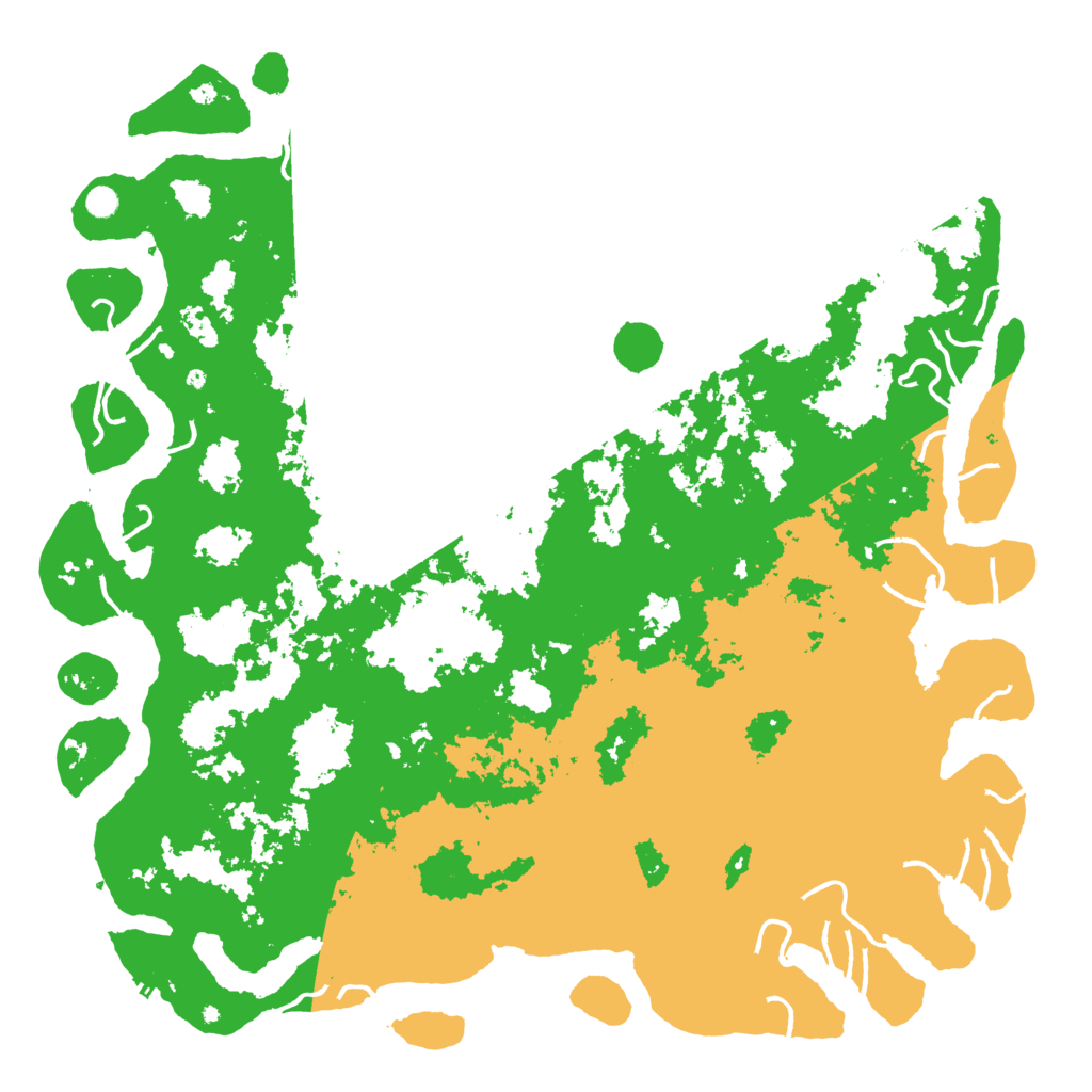 Biome Rust Map: Procedural Map, Size: 6000, Seed: 11081108