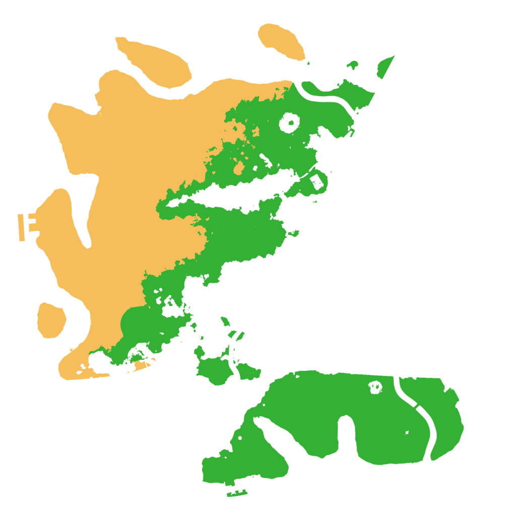 Biome Rust Map: Procedural Map, Size: 3850, Seed: 8228017