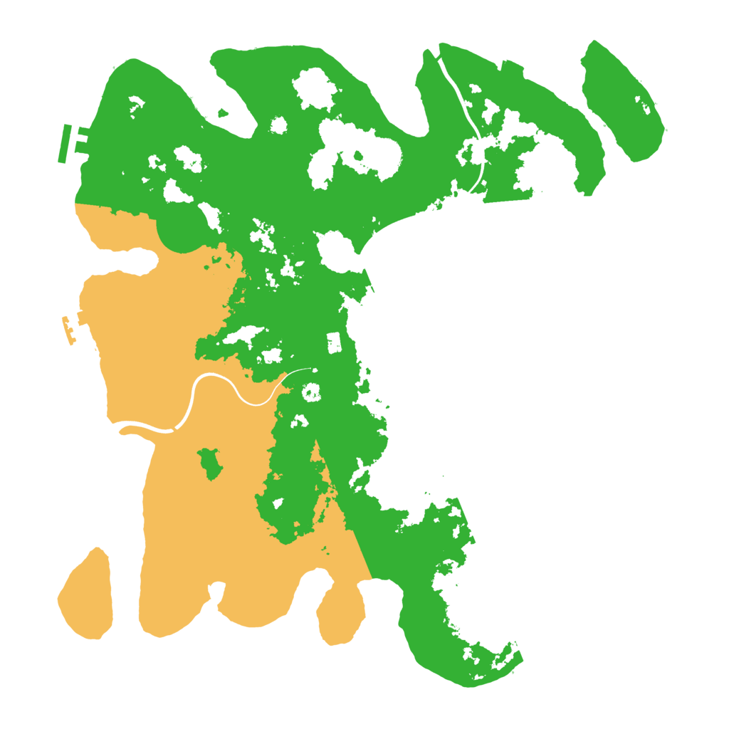 Biome Rust Map: Procedural Map, Size: 3800, Seed: 949433093