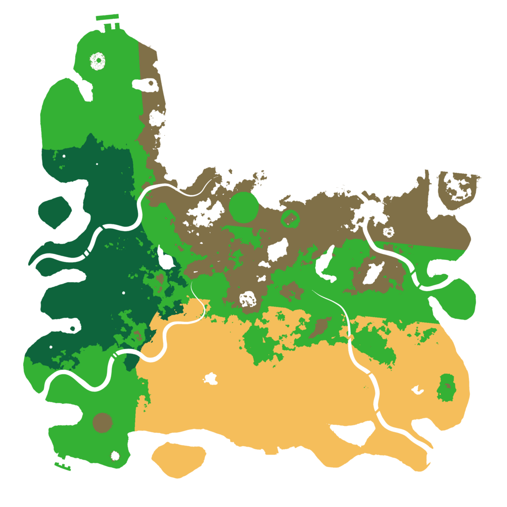 Biome Rust Map: Procedural Map, Size: 4500, Seed: 1925511770
