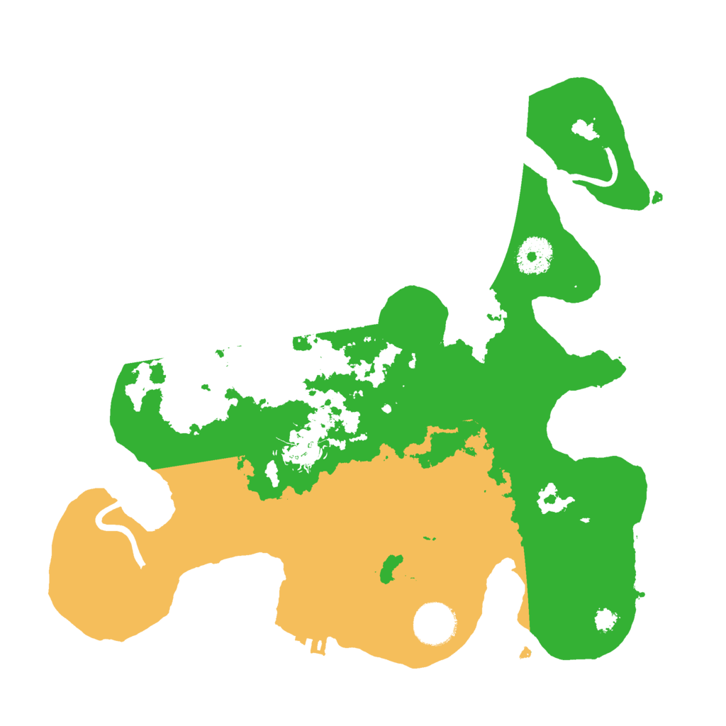 Biome Rust Map: Procedural Map, Size: 3000, Seed: 3832