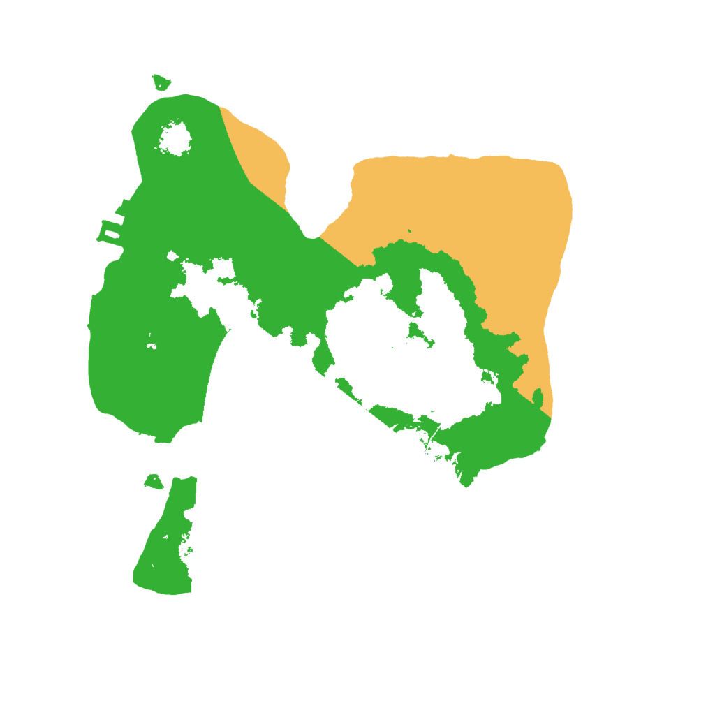 Biome Rust Map: Procedural Map, Size: 2000, Seed: 135462