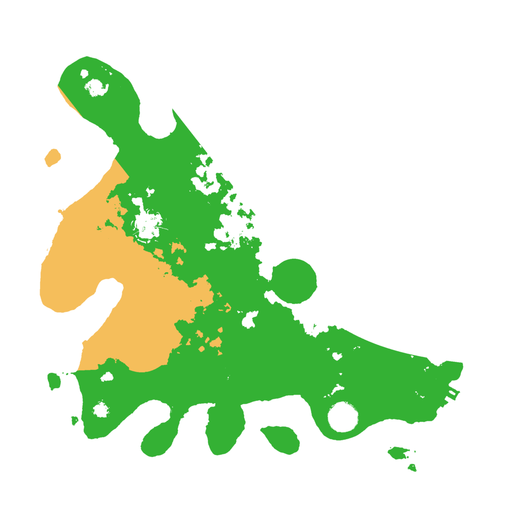 Biome Rust Map: Procedural Map, Size: 3000, Seed: 7522