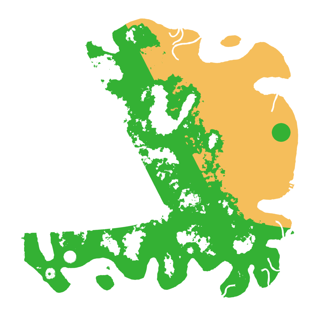 Biome Rust Map: Procedural Map, Size: 4500, Seed: 8877266