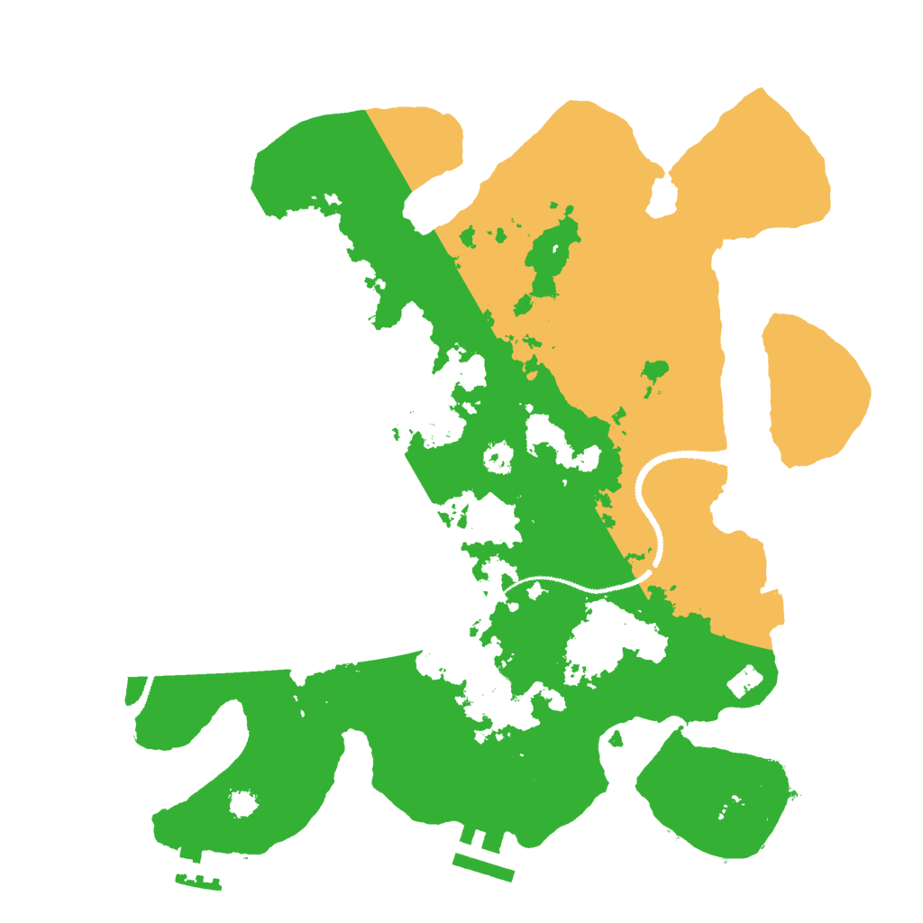 Biome Rust Map: Procedural Map, Size: 3000, Seed: 8823