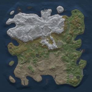 Thumbnail Rust Map: Procedural Map, Size: 4250, Seed: 323182269, 18 Monuments
