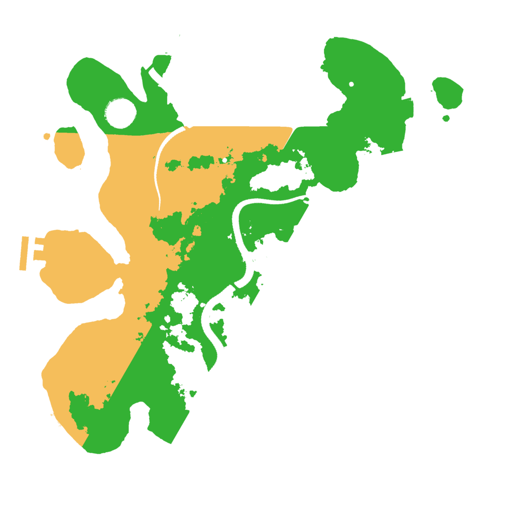 Biome Rust Map: Procedural Map, Size: 3000, Seed: 868