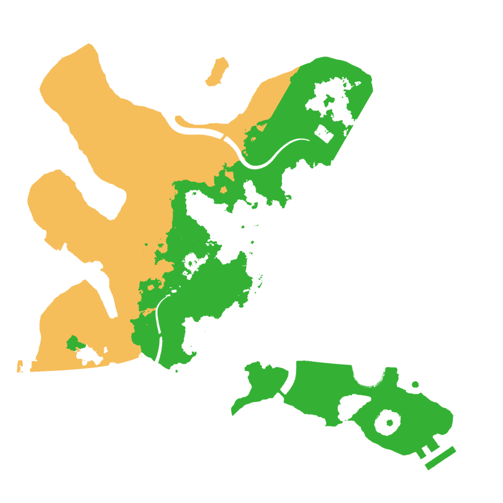 Biome Rust Map: Procedural Map, Size: 3000, Seed: 885701027