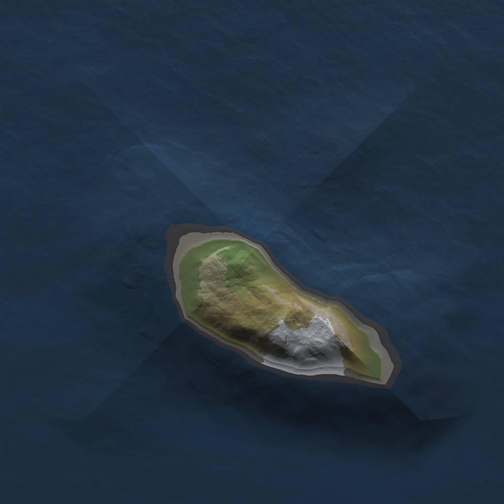 Rust Map: Barren, Size: 1000, Seed: 1111111, 2 Monuments