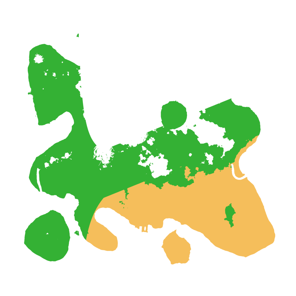 Biome Rust Map: Procedural Map, Size: 3000, Seed: 961345524