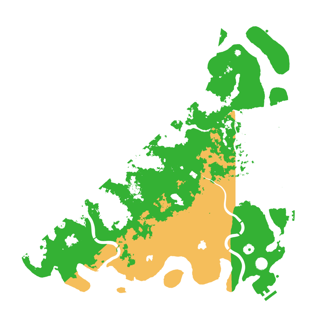 Biome Rust Map: Procedural Map, Size: 4500, Seed: 122441816