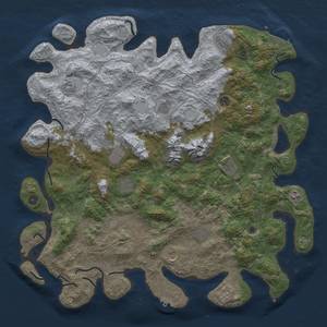 Thumbnail Rust Map: Procedural Map, Size: 5000, Seed: 1502035942, 18 Monuments