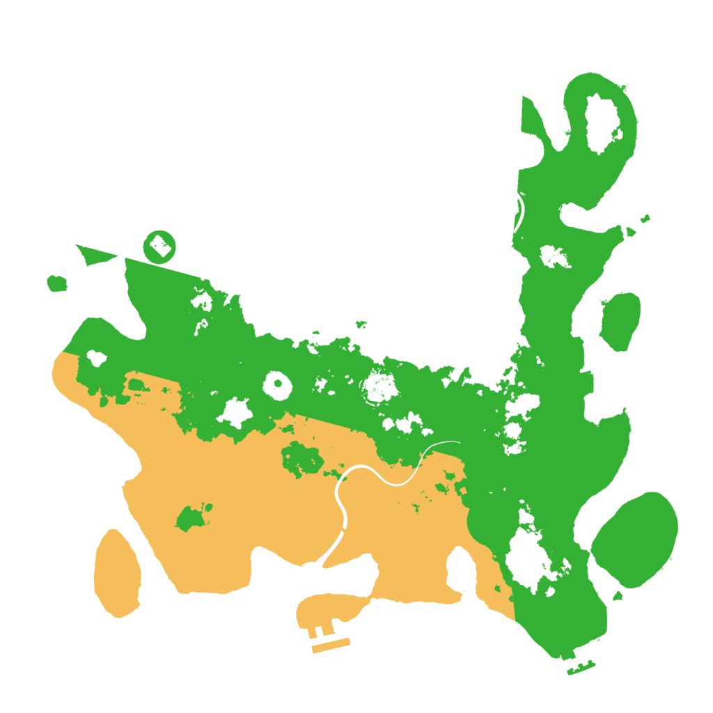 Biome Rust Map: Procedural Map, Size: 3750, Seed: 59470602